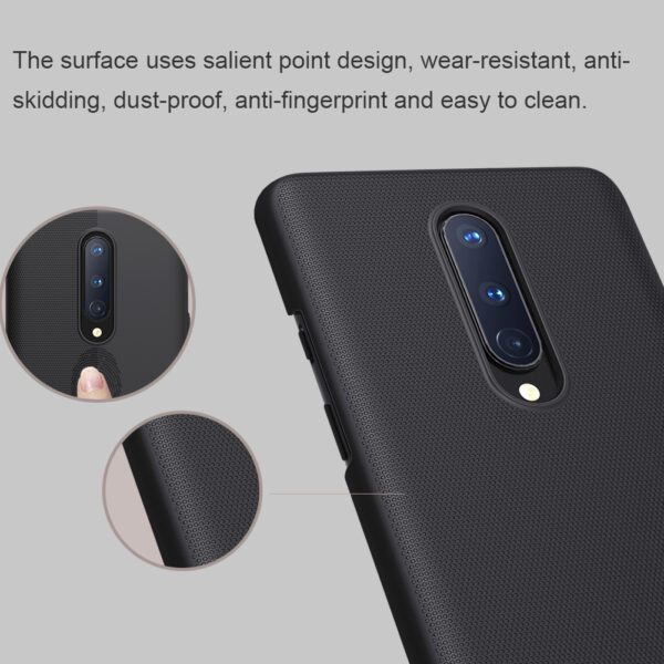 Nillkin Super Frosted Shield Back Case Cover Compatible with OnePlus 8