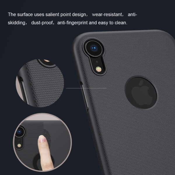 Nillkin Super Frosted Hard Back Cover Case for iPhone XR - Black - iPhone XR