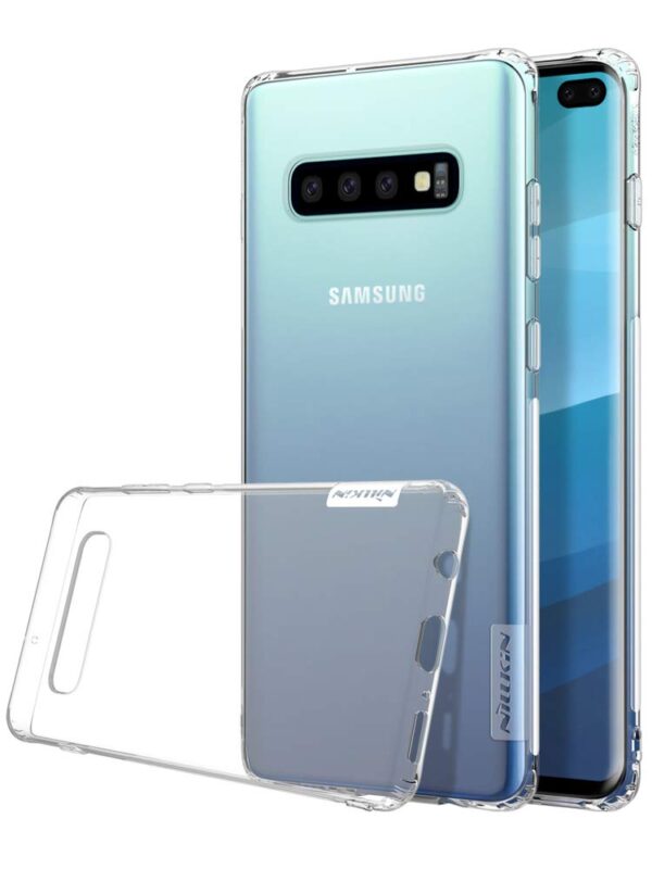 Nillkin Nature Soft TPU Back Cover Case for Samsung Galaxy S10 - Transparent White