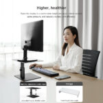 NILLKIN Metal Holder Stand Adjustable HighDesk Adjustable Monitor Stand Support Tablet Stand Desk Holder Stand Black