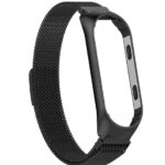 Higar Stainless Steel Milanese Loop Magnetic Lock Replacement Strap Belt Compatible with Mi smart Band 3 4 5 6
