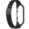 Higar Stainless Steel Milanese Loop Magnetic Lock Replacement Strap Belt Compatible with Mi Band 3 | Mi Band 4