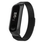 Higar Stainless Steel Milanese Loop Magnetic Lock Replacement Strap Belt Compatible with Mi Band 3 | Mi Band 4