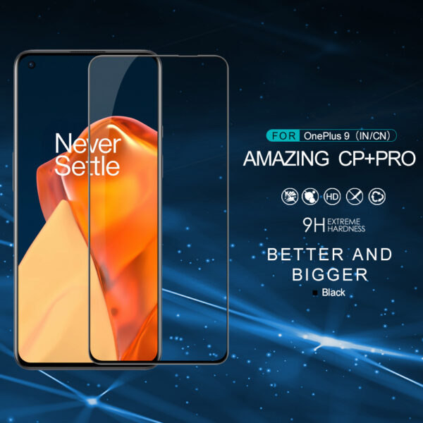 Nillkin CP+ PRO 3D Curved Full Glue & Full Coverage Tempered Glass Compatible with OnePlus 9