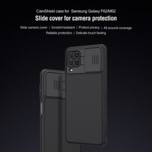 Nillkin CamShield Camera Close & Open Back Case Cover Compatible with Samsung Galaxy F62 / M62