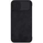 Nillkin Qin Pro leather (plain leather + cloth) Cover Case Compatible with Apple iPhone 14
