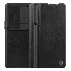 Nillkin Qin Series Luxury Leather Wallet Flip Case Cover Compatible with Samsung Galaxy Z Fold 4 5G